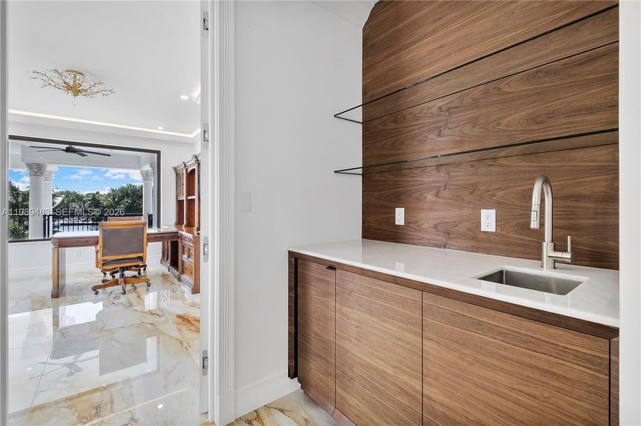 Furnished interior view inside a new home in , Surfside (Image 9).