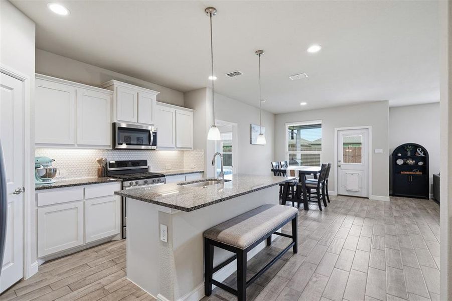 Furnished interior view inside a new home in , Haslet (Image 19).