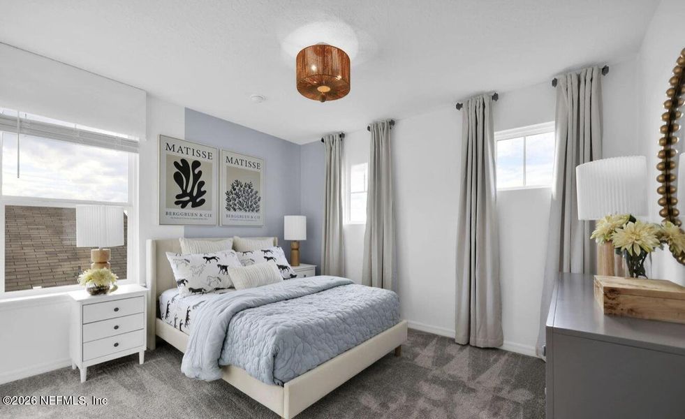 Furnished interior view inside a new home in , Jacksonville (Image 24).