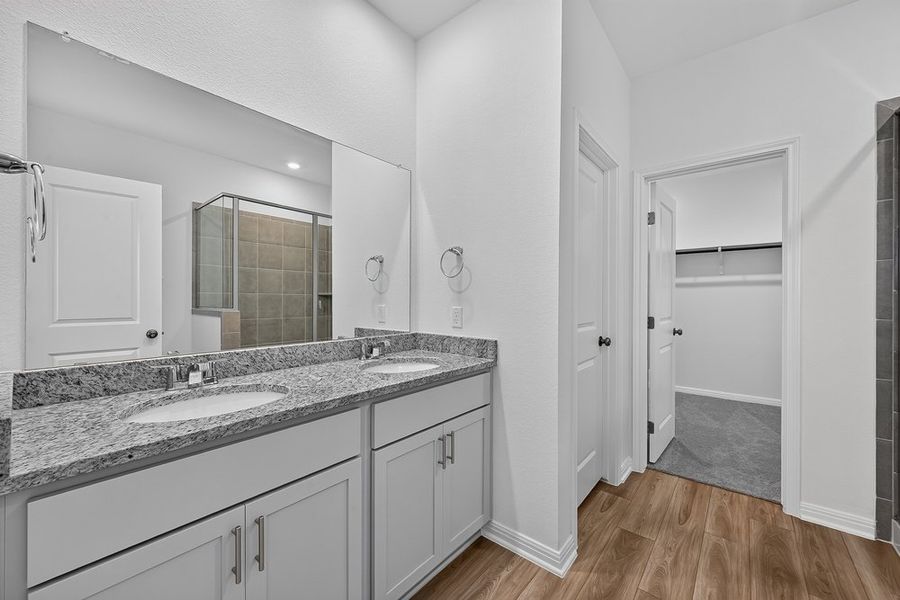 Furnished interior view inside a new home in Sunfield, Buda (Image 7).