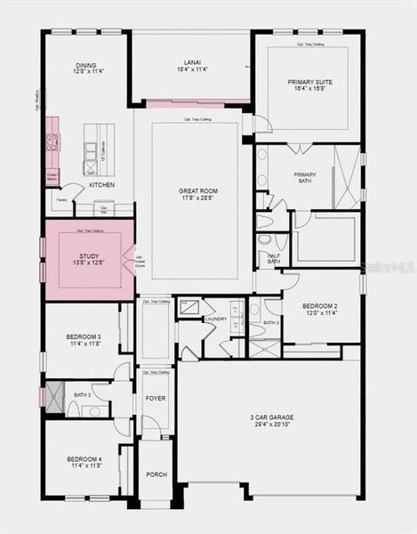 2D floor plan layout of this home in Center Lake Ranch Community Group Page, St. Cloud, FL (Image 3). 2D floor plan layout of this home in Center Lake Ranch Community Group Page, St. Cloud, FL (Image 3).