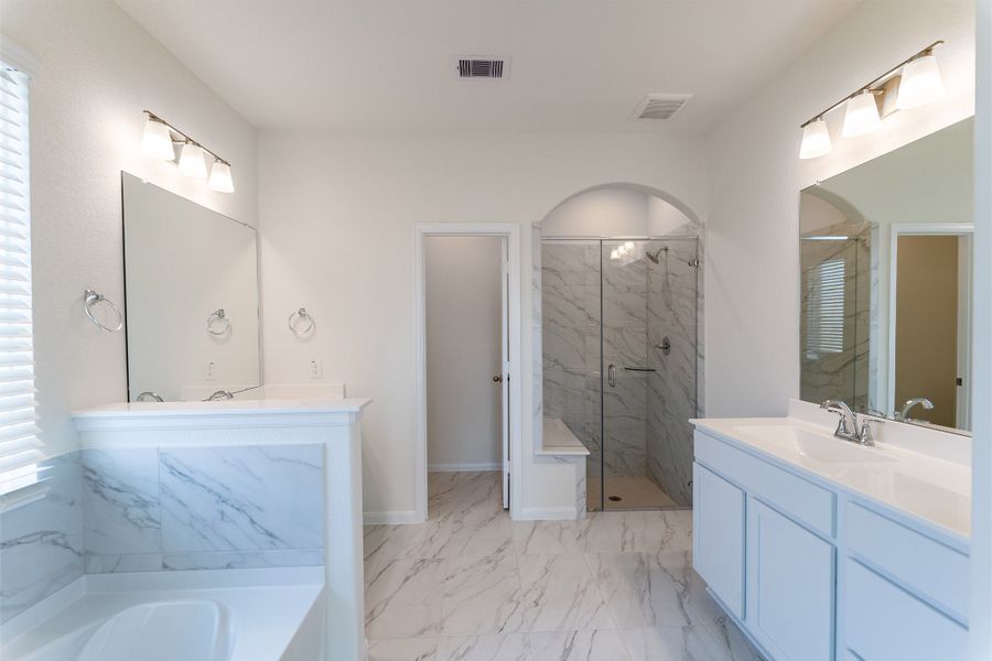 Furnished interior view inside a new home in Harvest Pointe, Needville (Image 12).
