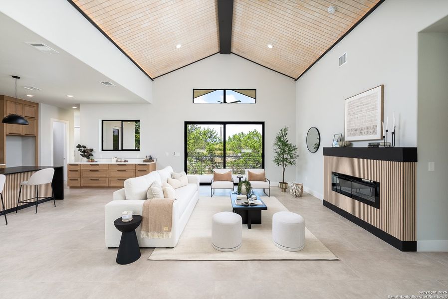 Furnished interior view inside a new home in , San Antonio (Image 15).