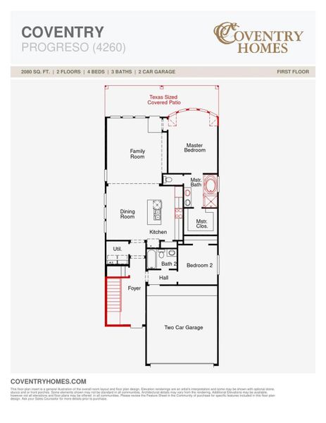 2D floor plan layout of this home in Jubilee, Hockley, TX (Image 2). 2D floor plan layout of this home in Jubilee, Hockley, TX (Image 2).