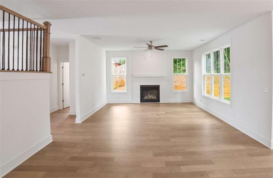 Spacious, unfurnished interior of a new home in The Villages at Whites Mill, Decatur (Image 14).