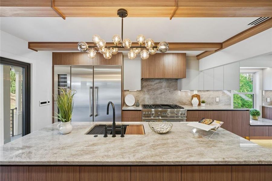 Furnished interior view inside a new home in , Brookhaven (Image 44).