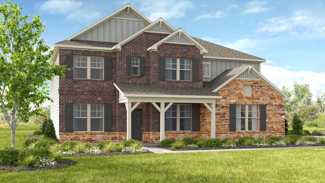 Representative exterior photo of a completed home built from the Easton by Taylor Morrison in Watson Park, Snellville, GA (Image 24).
