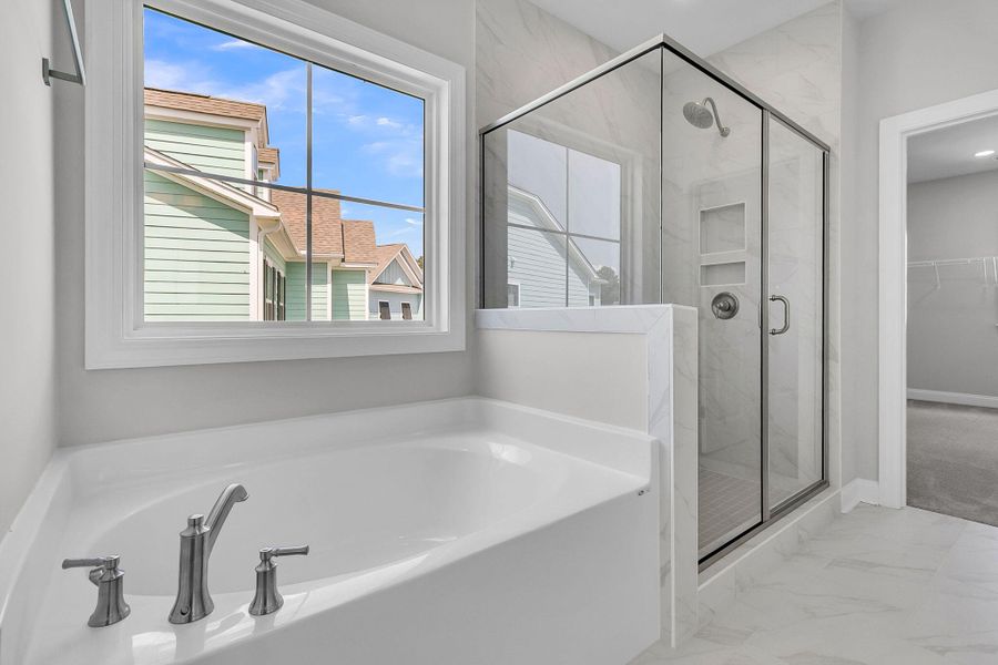 Furnished interior view inside a new home in Tidewater at Lakes of Cane Bay, Summerville (Image 4).