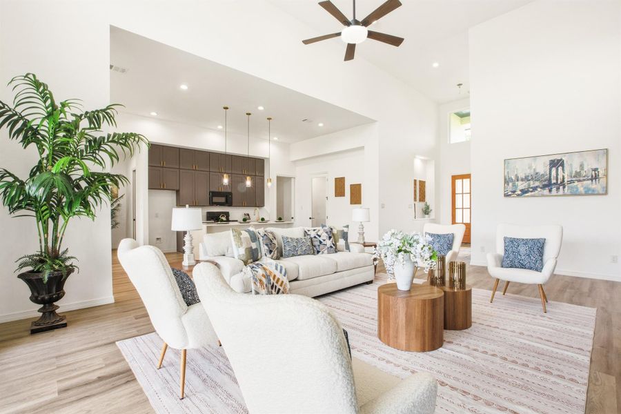Furnished interior view inside a new home in , Dayton (Image 6). Furnished interior view inside a new home in , Dayton (Image 6).