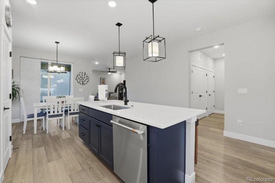 Furnished interior view inside a new home in , Monument (Image 13).