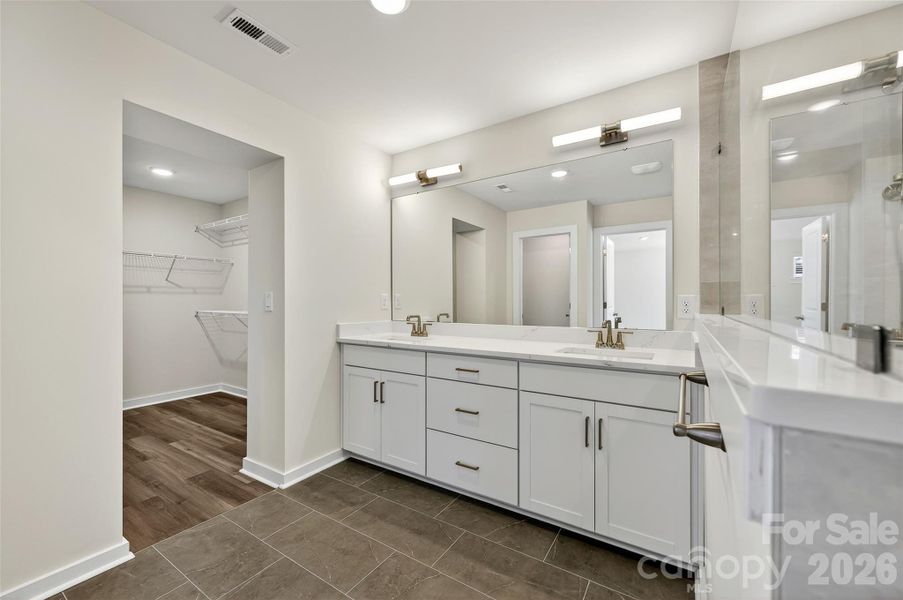 Furnished interior view inside a new home in The River District - Pioneer Collection, Charlotte (Image 8).