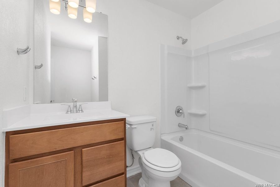 Furnished interior view inside a new home in Hidden Bluffs at TRP, San Antonio (Image 3).