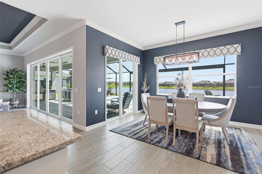 Furnished interior view inside a new home in , Punta Gorda (Image 16).