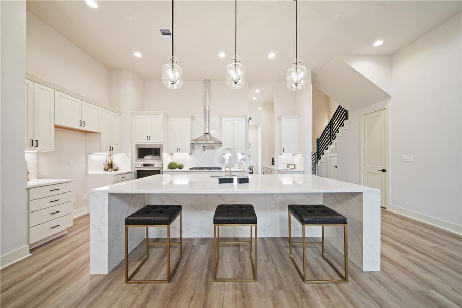 Furnished interior view inside a new home in , Houston (Image 37).