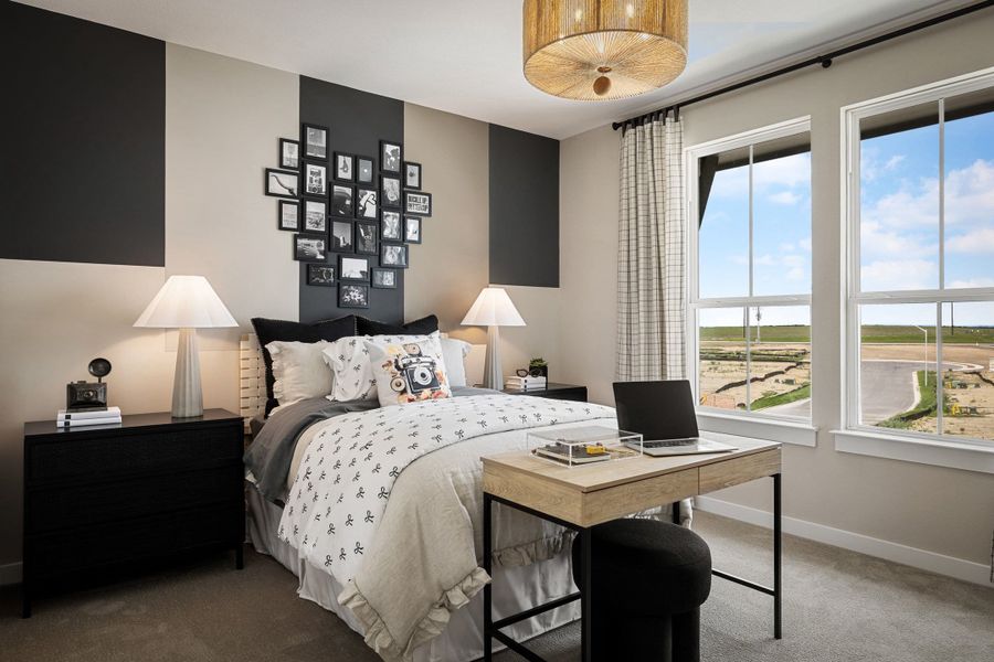 Furnished interior view inside a new home in Terrace Collection At Turner's Crossing, Buda (Image 48).