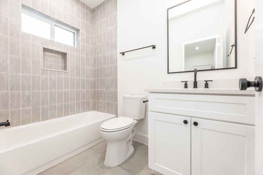 Furnished interior view inside a new home in , Houston (Image 13).