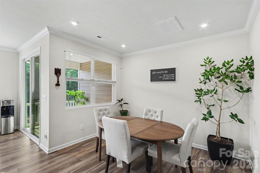 dining area on 2nd floor