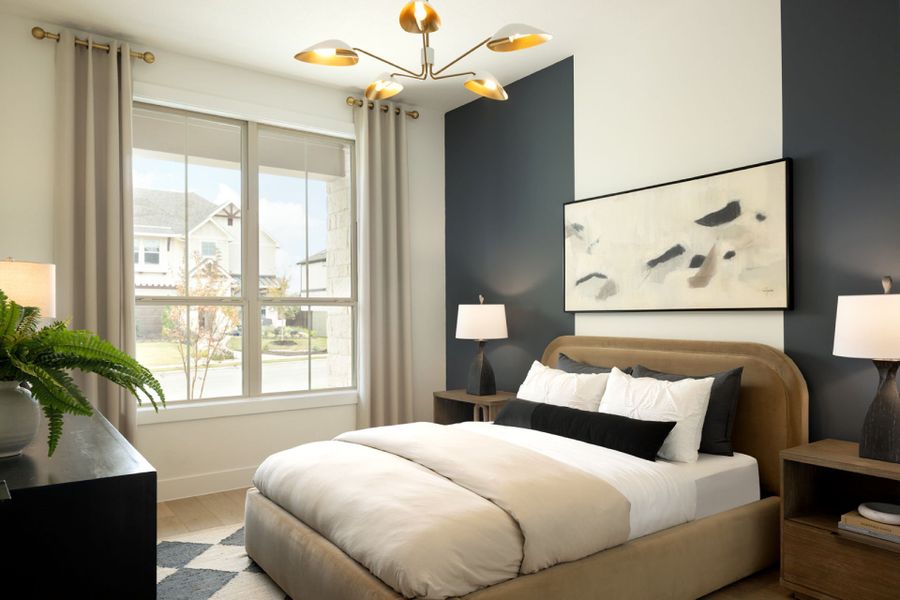 Representative furnished interior of a home built from the Iredell by Pulte Homes in Saddleback at Santa Rita Ranch, Liberty Hill (Image 7).