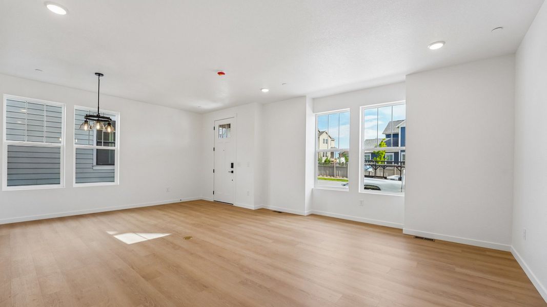 Furnished interior view inside a new home in Westerly, Erie (Image 6).