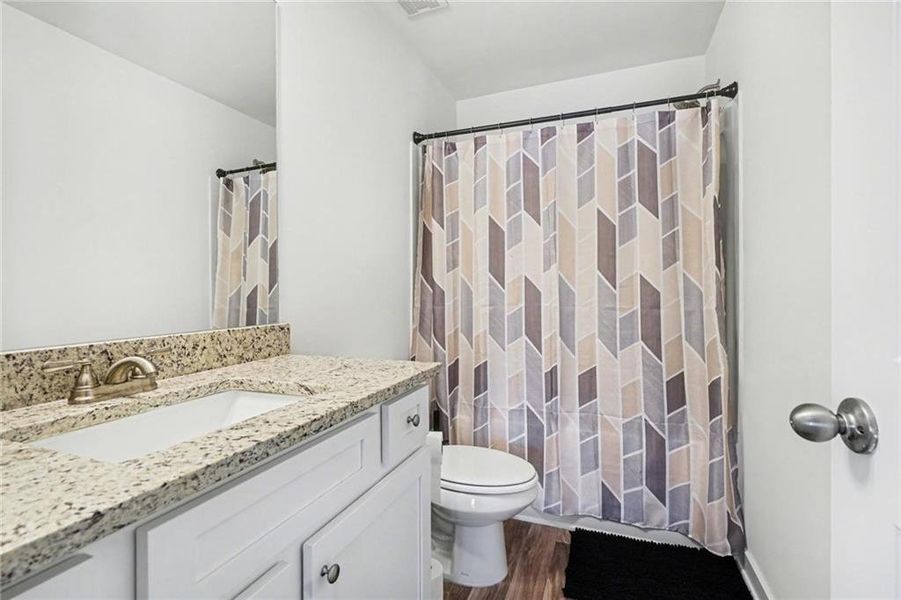 Furnished interior view inside a new home in , Statham (Image 9).