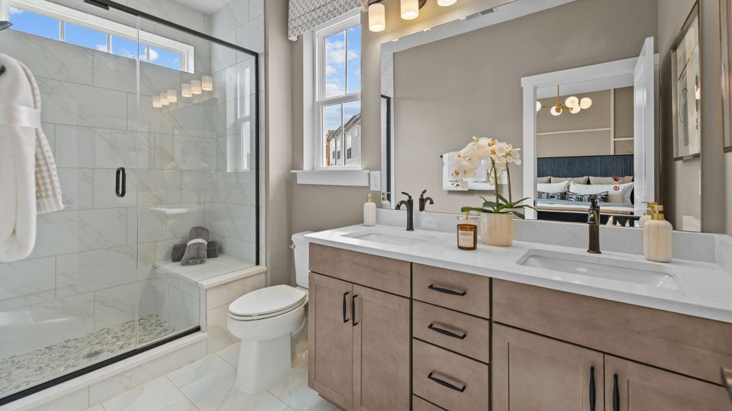 The Landon Plan by DRB Homes in Charlotte, NC- Bathroom