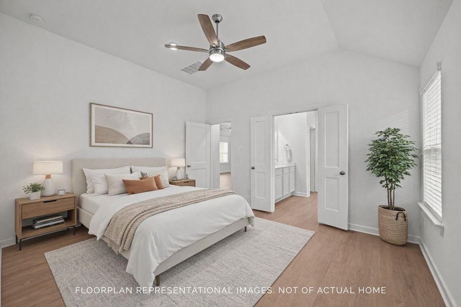 Furnished interior view inside a new home in Moran Ranch, Willis (Image 5).