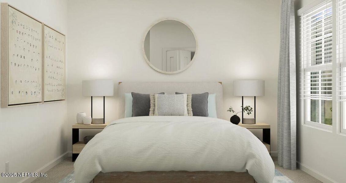 Furnished interior view inside a new home in Tributary: Tributary Royal Collection, Yulee (Image 9).