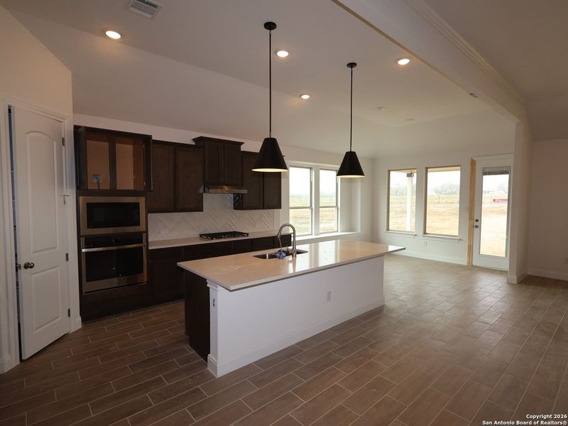 Furnished interior view inside a new home in Preserve at Annabelle Ranch, San Antonio (Image 7).