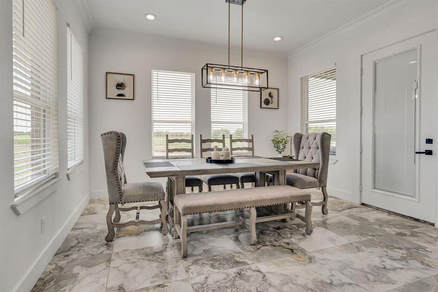 Furnished interior view inside a new home in , Krum (Image 3). Furnished interior view inside a new home in , Krum (Image 3).