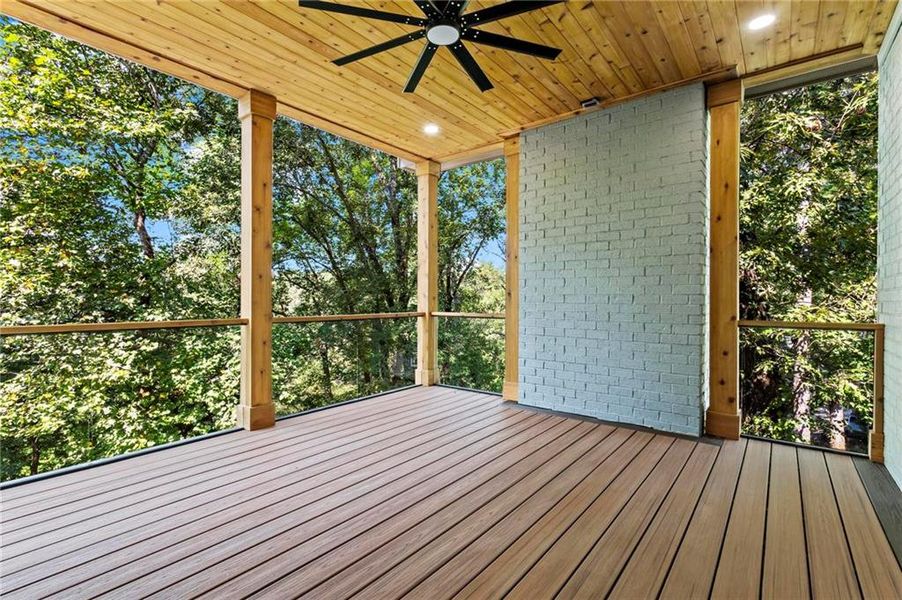 Exterior details and patio area of a home in , Marietta (Image 30).