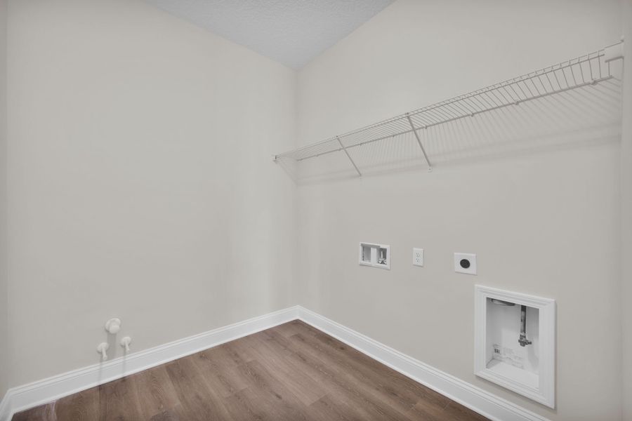 Representative unfurnished interior of a home built from the Palmetto by Riverside Homes in Mariposa at EverRange, Jacksonville (Image 54).