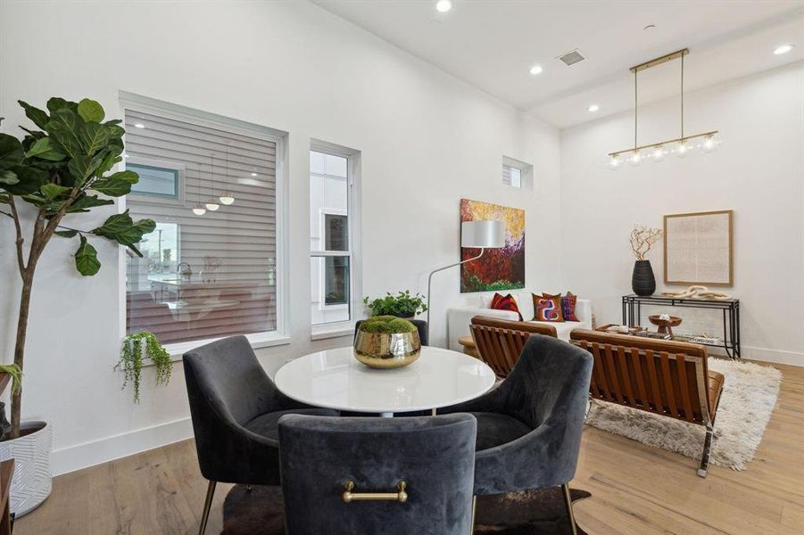 Furnished interior view inside a new home in , Dallas (Image 12).