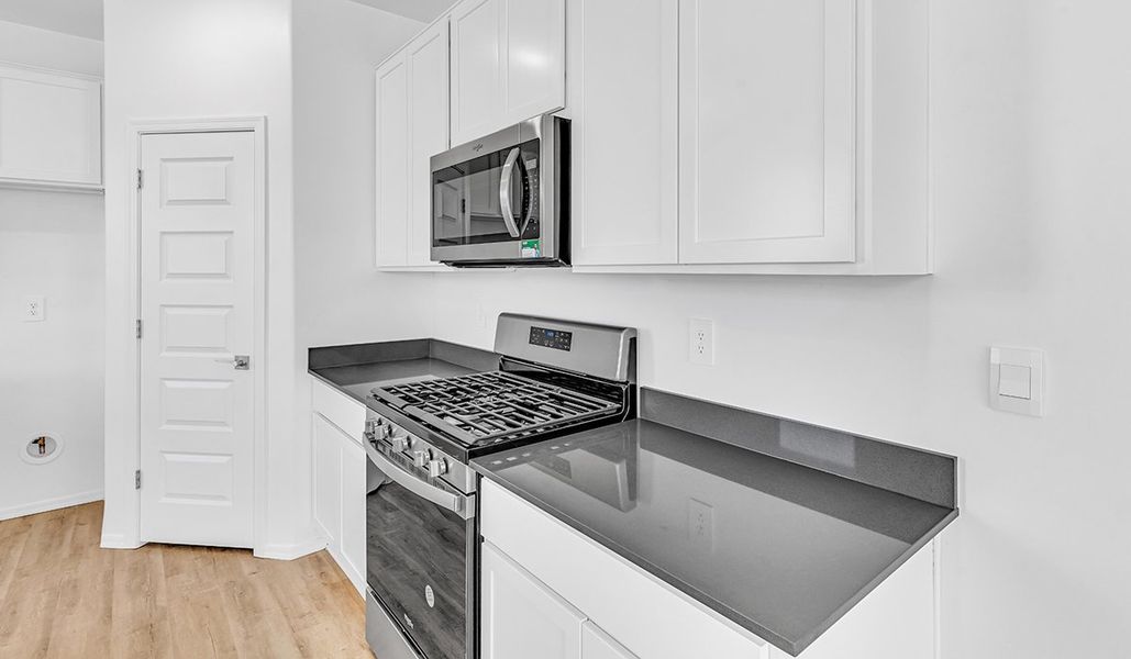 Furnished interior view inside a new home in Coronet at Gladden Farms, Marana (Image 8). Furnished interior view inside a new home in Coronet at Gladden Farms, Marana (Image 8).