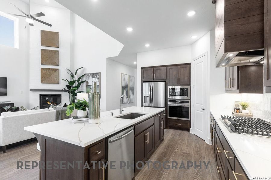 Furnished interior view inside a new home in Venado Crossing, Cibolo (Image 21).