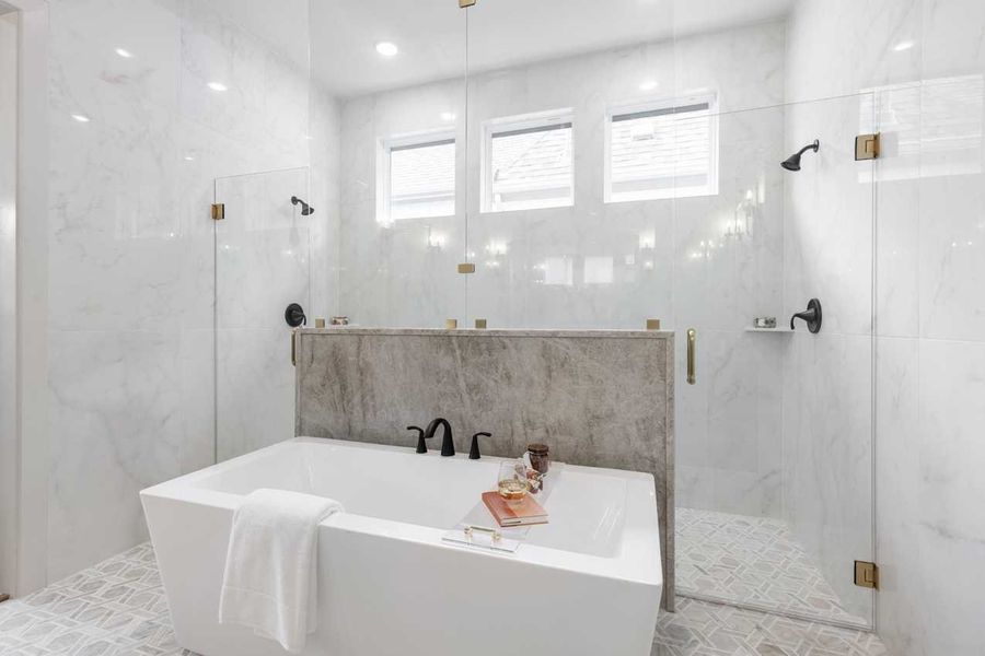 Representative Primary Bathroom - some options shown Representative Primary Bathroom - some options shown