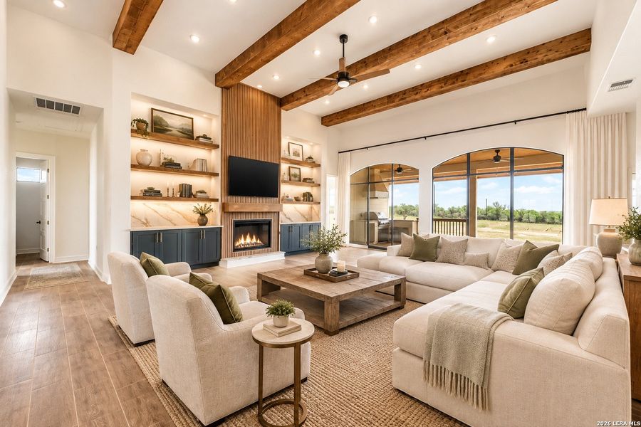 Furnished interior view inside a new home in , Floresville (Image 9).