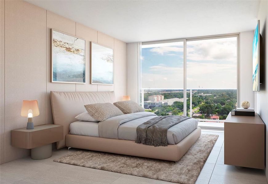 Furnished interior view inside a new home in , Tampa (Image 14).