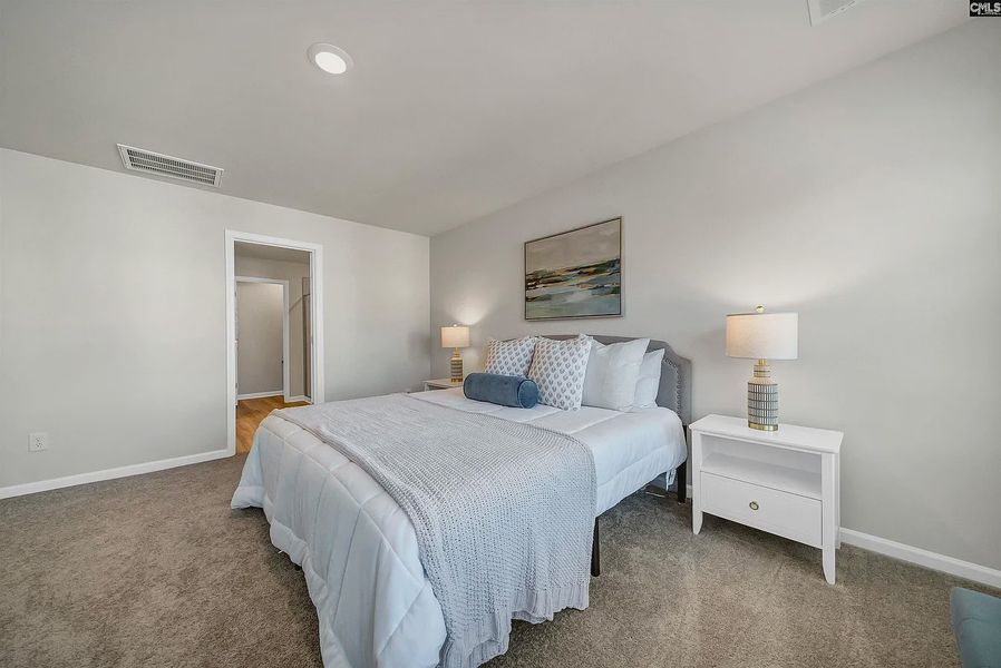 Furnished interior view inside a new home in Percival Village, Columbia (Image 25). Furnished interior view inside a new home in Percival Village, Columbia (Image 25).