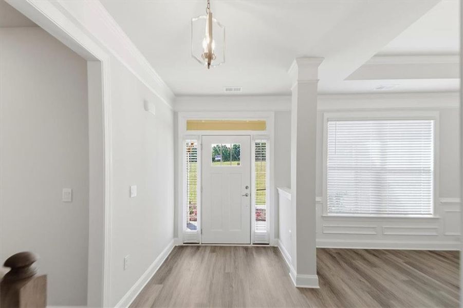Spacious, unfurnished interior of a new home in Tuscany Hills, Douglasville (Image 26). Spacious, unfurnished interior of a new home in Tuscany Hills, Douglasville (Image 26).