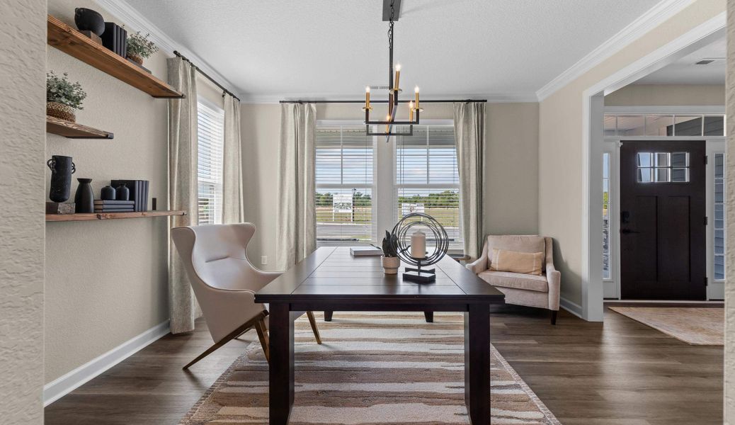 Furnished interior view inside a new home in Traditions at Carolina Forest, Myrtle Beach (Image 10).