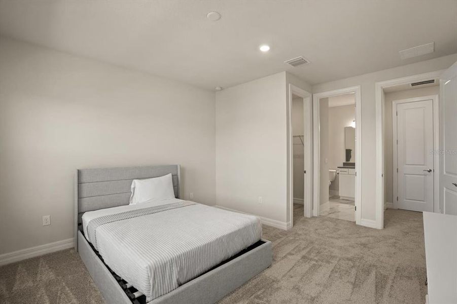 Furnished interior view inside a new home in , Orlando (Image 27).