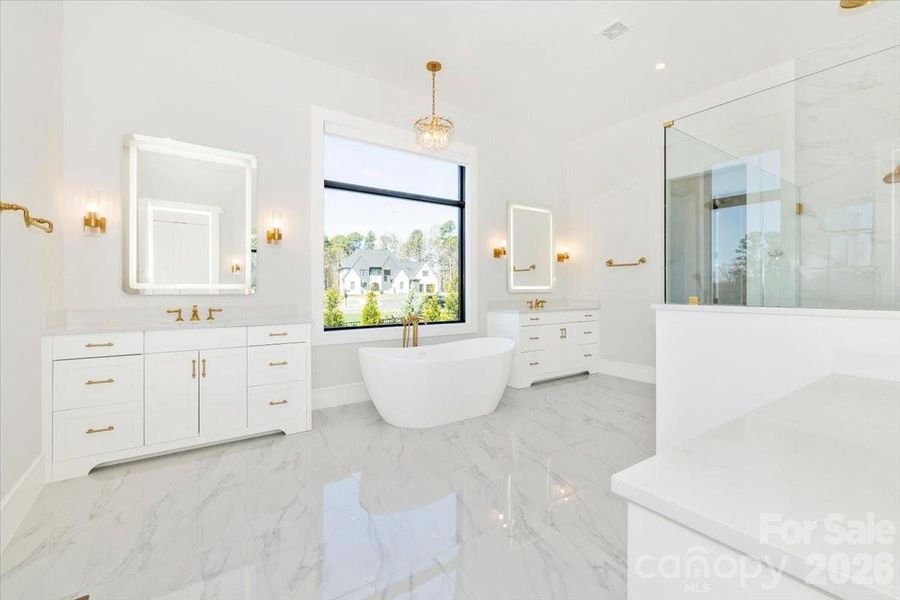 Furnished interior view inside a new home in , Weddington (Image 11). Furnished interior view inside a new home in , Weddington (Image 11).