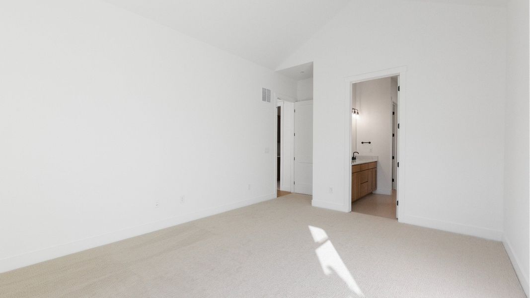 Furnished interior view inside a new home in Dillon Pointe - Journey, Broomfield (Image 25).