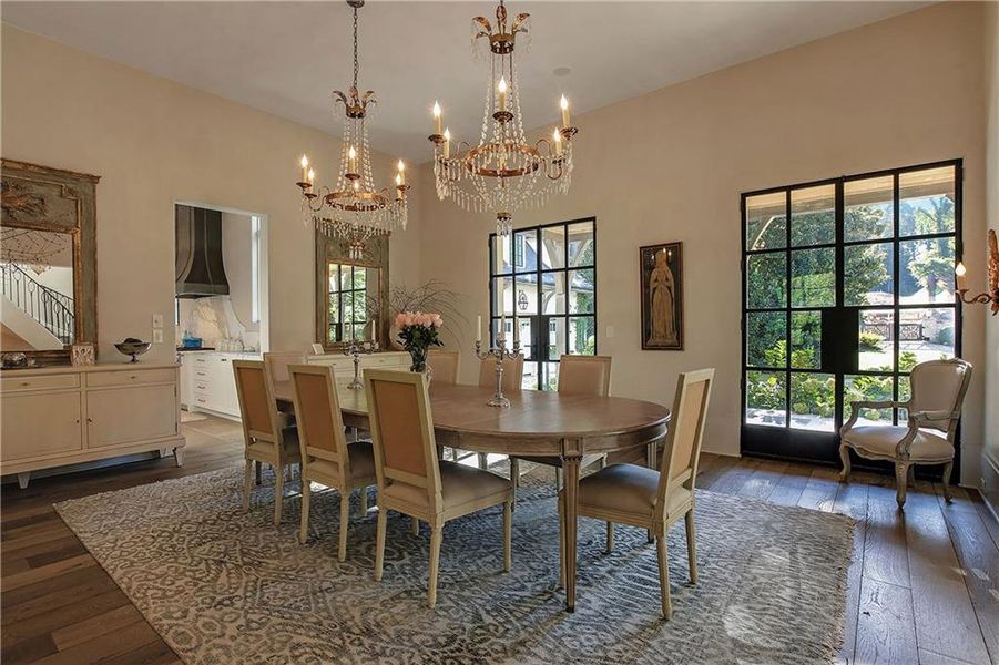 Furnished interior view inside a new home in , Johns Creek (Image 9).