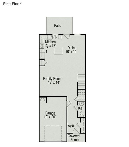 *First floor.*