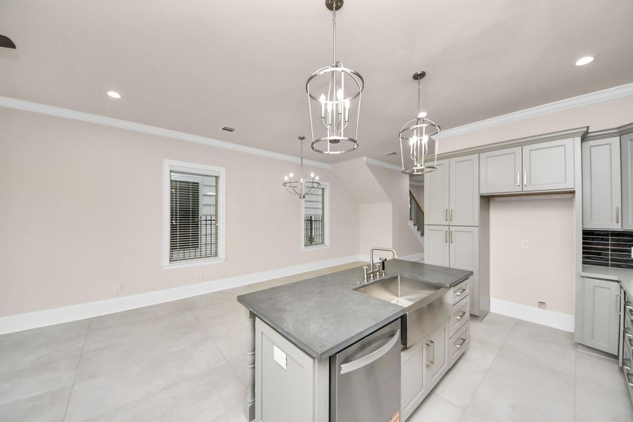 Furnished interior view inside a new home in , Houston (Image 11).