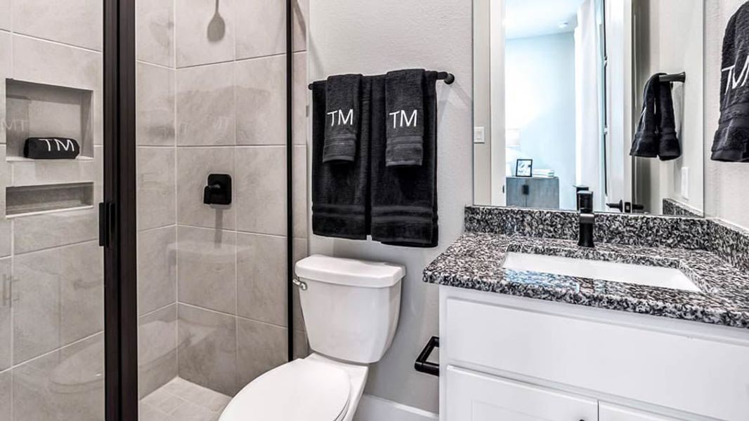 Furnished interior view inside a new home in Avalon at Cypress, Cypress (Image 16). Furnished interior view inside a new home in Avalon at Cypress, Cypress (Image 16).