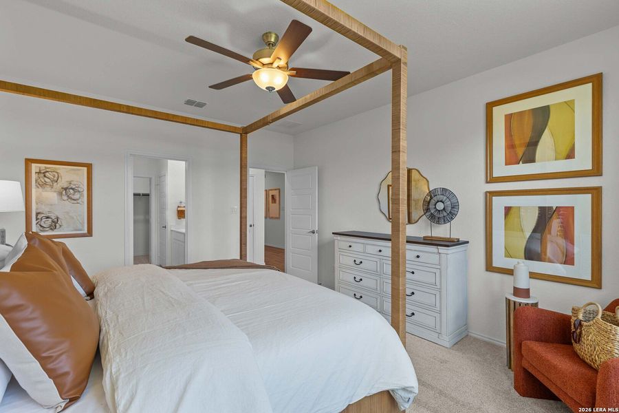 Furnished interior view inside a new home in Royal Crest, San Antonio (Image 29).