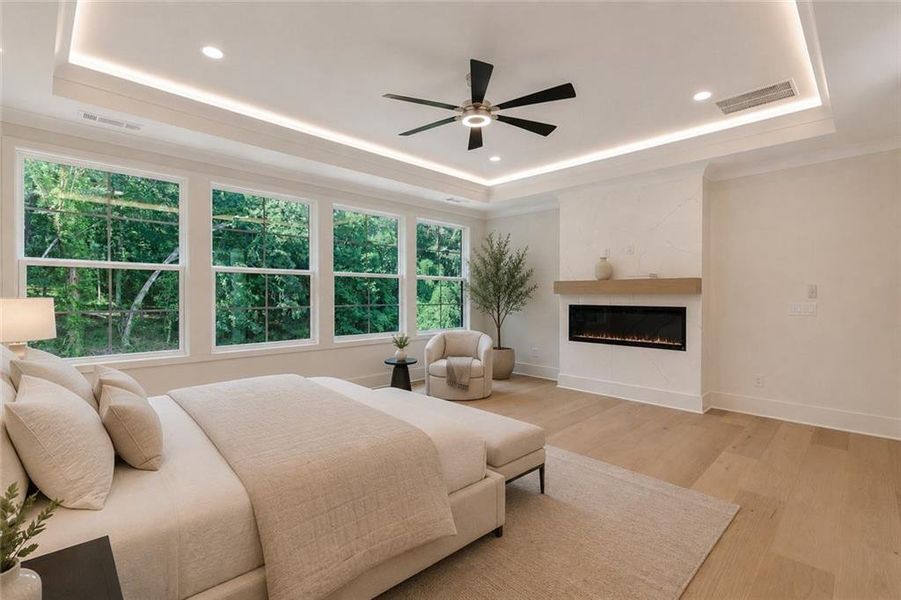 Furnished interior view inside a new home in , Buford (Image 13).