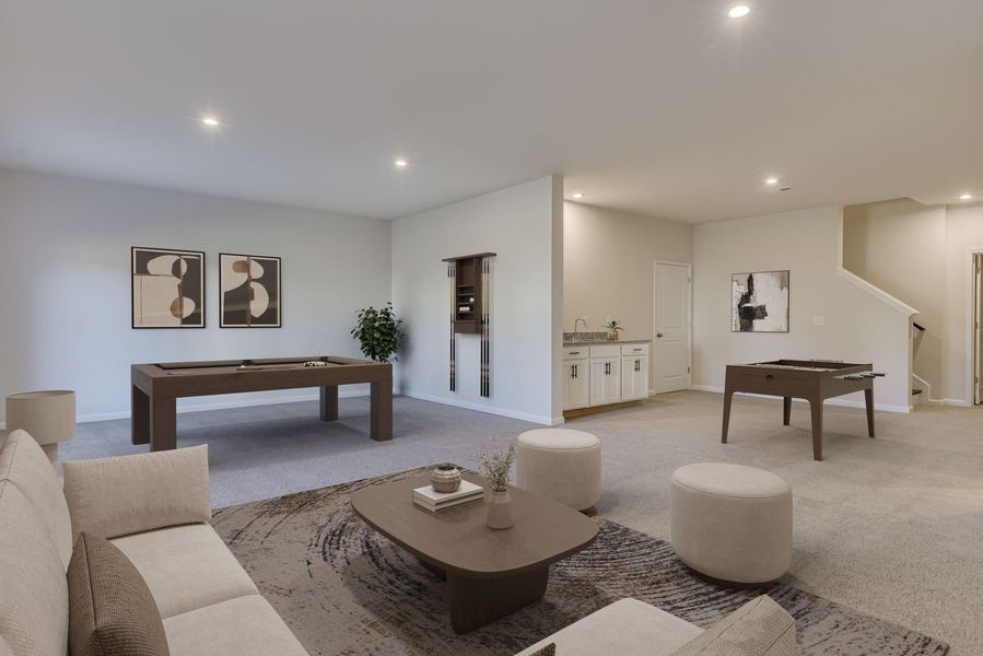 Representative furnished interior of a home built from the The Easton by Stanley Martin Homes in Chapin Place, Chapin (Image 13).